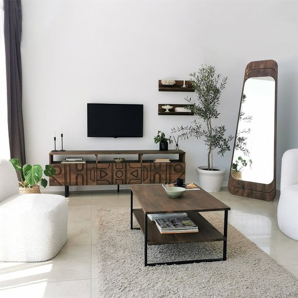 Кафява масичка за кафе 60x85 cm Neta - Neostill-image-2