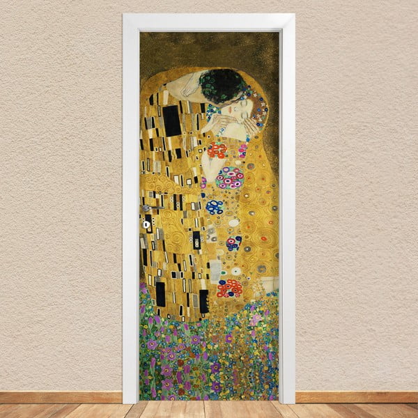 Стикер за врата Bacio Klimt, 80 x 215 cm - LineArtistica