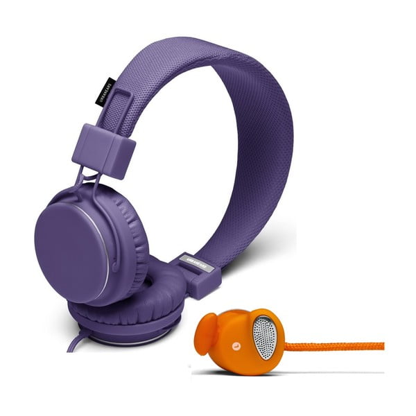 Sluchátka Plattan Lilac + sluchátka Medis Orange ZDARMA