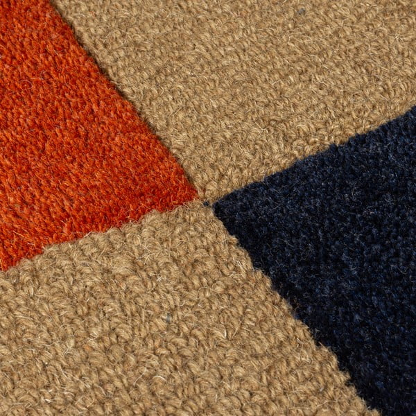 Теракотен ръчно изработен вълнен килим 160x230 cm Mia Arch – Flair Rugs-image-3