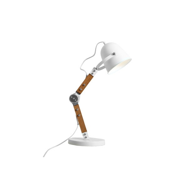 Stolní lampa s bílým stínidlem Custom Form Hubert