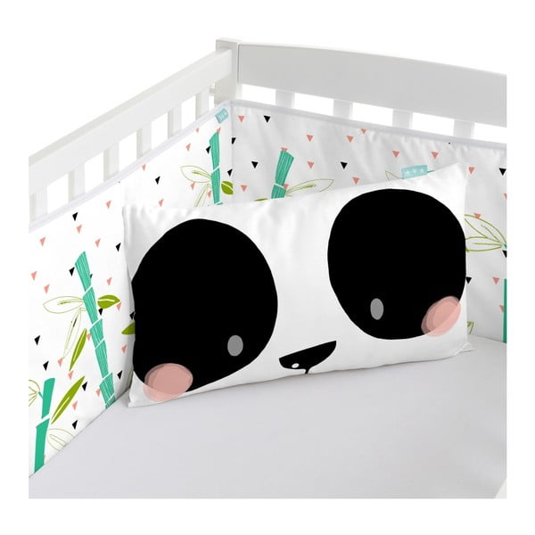 Памучна калъфка за матрак за детско легло Panda, 210 x 40 cm Panda Garden - Moshi Moshi-image-1
