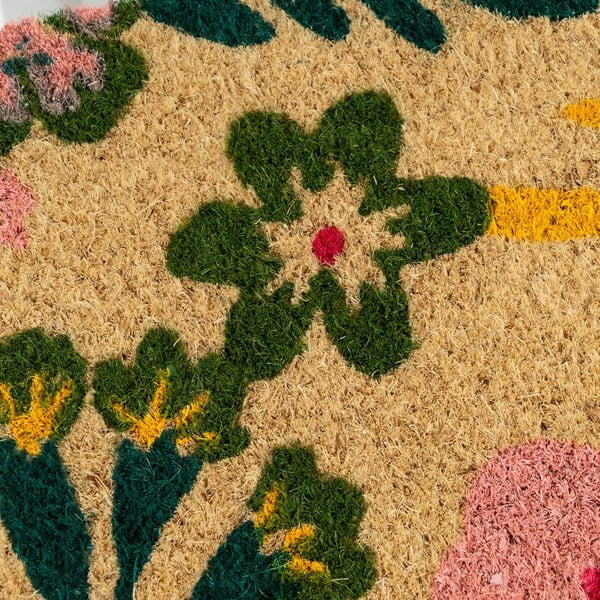 Изтривалка от кокосови влакна 40x60 cm Flora – Casa Selección-image-1