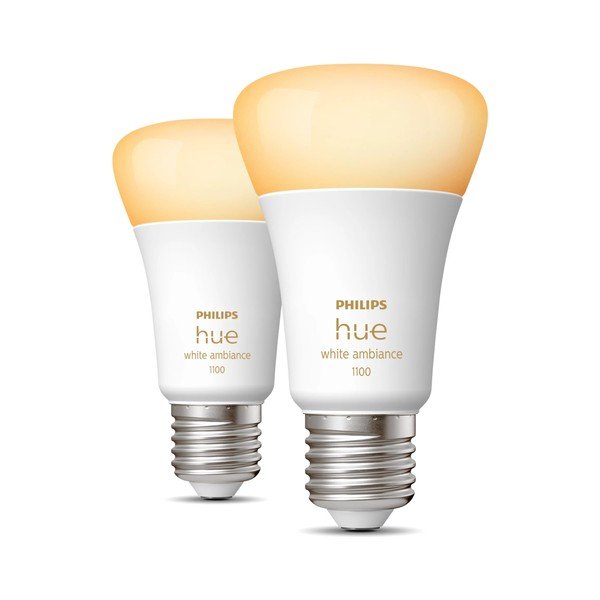 LED комплект крушки 2 бр. E27, 11 W White ambiance – Philips Hue-image-1