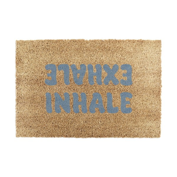 Изтривалка от кокосови влакна 40x60 cm Inhale Exhale – Artsy Doormats