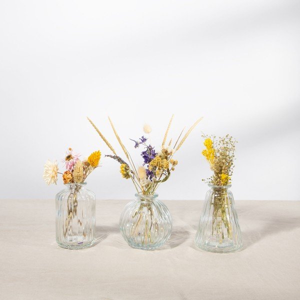 Комплект от 3 стъклени вази Bud - Sass & Belle-image-1