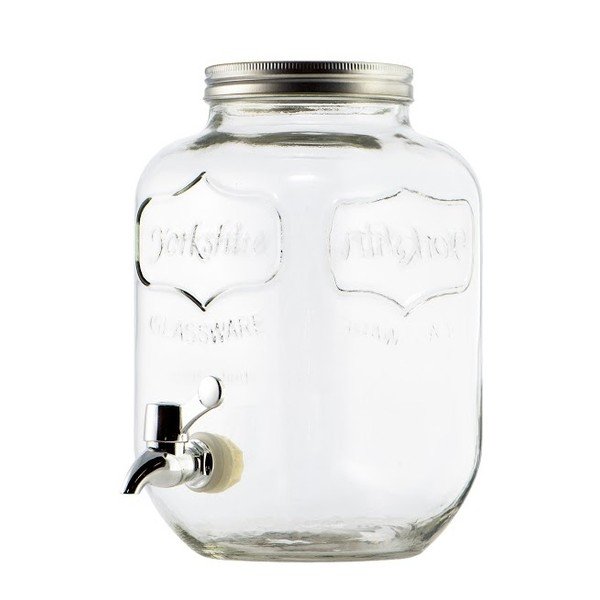 Skleněný barel na limonády Dispenser, 4 l-image-1