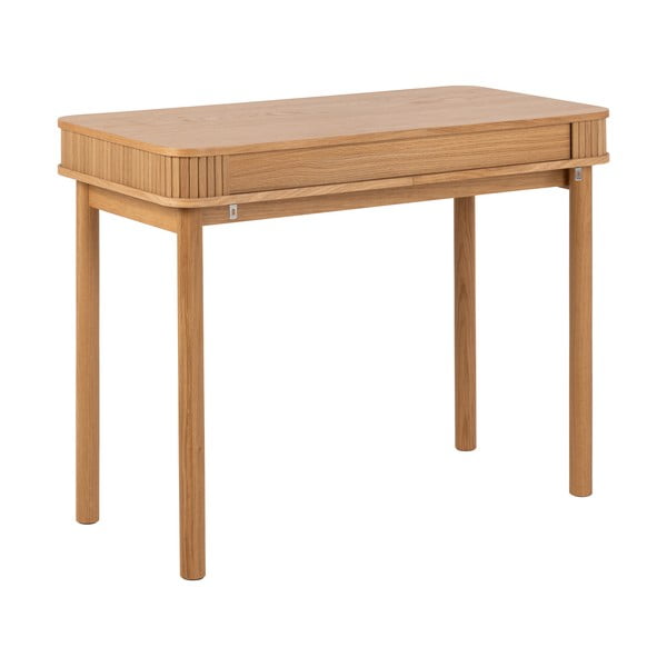 Работна маса от дъб  50x100 cm Langley – Actona-image-3