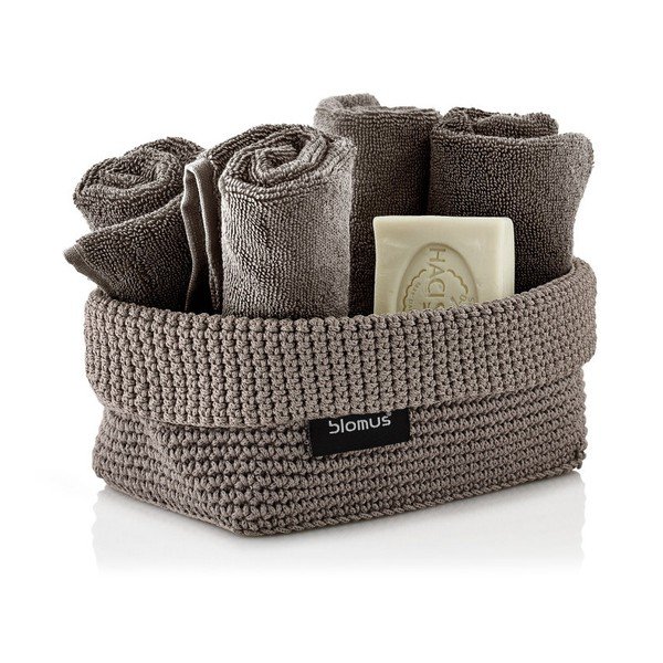 Кафява кошница за съхранение Въже, 11,5 x 20 cm - Blomus-image-1