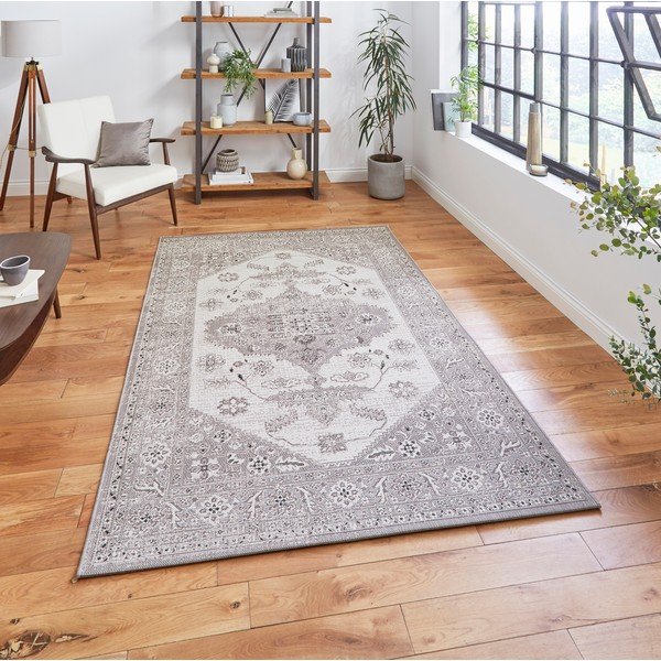 Сиво-бежов външен килим 290x200 cm Miami - Think Rugs-image-2