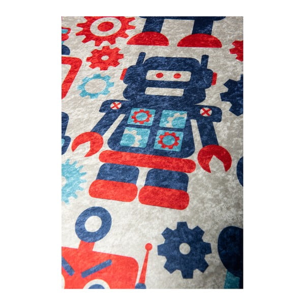 Детски килим , ⌀ 140 cm Robot - Unknown-image-3