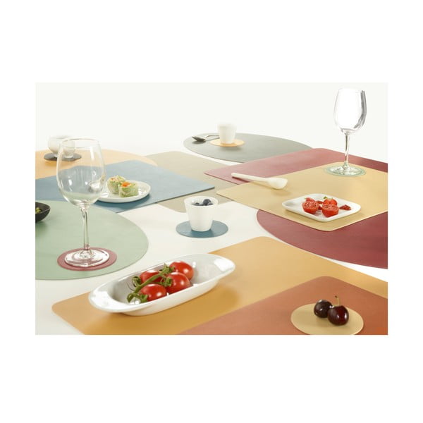 Черна подложка от изкуствена кожа , 33 x 45 cm Togo - ZicZac-image-3