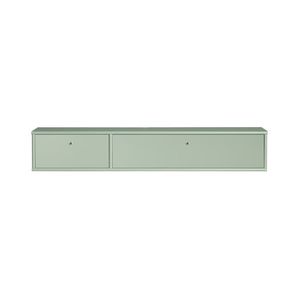 Светлозелена маса за телевизор 136x22 cm Mistral – Hammel Furniture