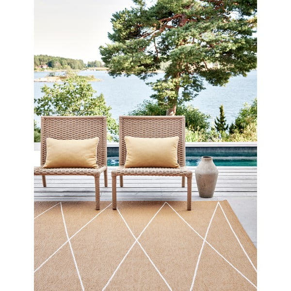 Пътека за открито и закрито в цвят жълта охра 70x240 cm Max Ochre – Pappelina-image-3