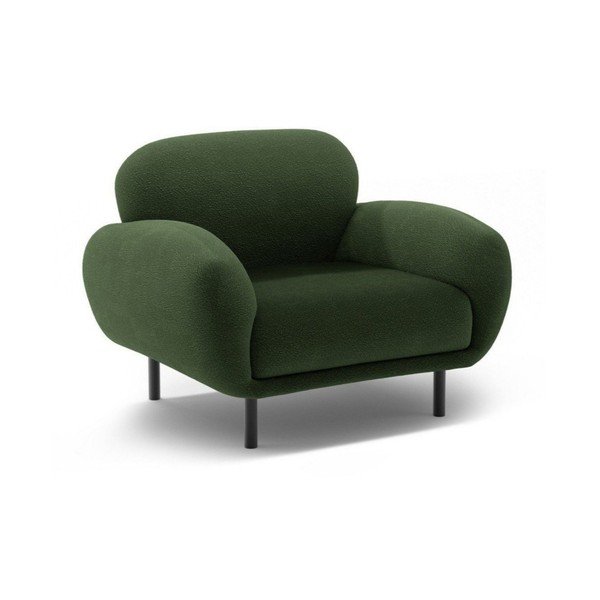 Зелено кресло от букле Poppy – Micadoni 