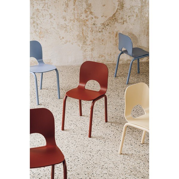 Червен  трапезен стол Atto – noo.ma-image-1