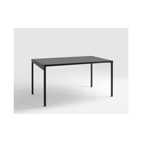 Черна метална маса за хранене , 140 x 80 cm Obroos - CustomForm-image-4