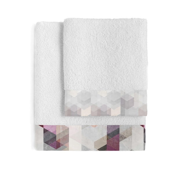 Комплект от 2 памучни кърпи Pond - Blanc