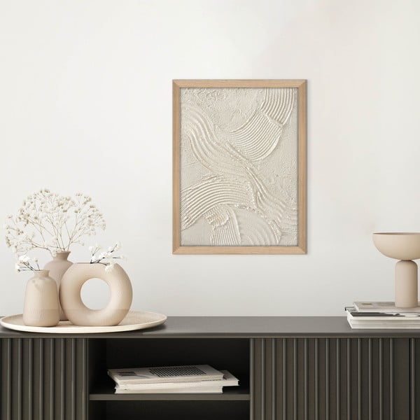 Ръчно рисувана картина 32,5x42,5 cm Sand shadows – Malerifabrikken-image-1