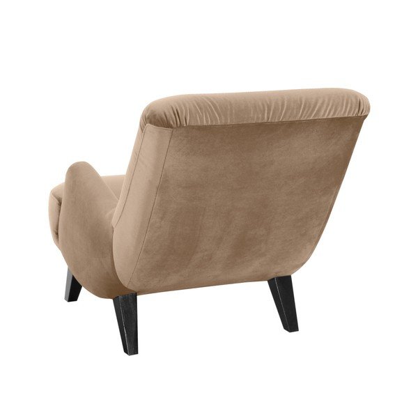 Béžové křeslo s černými nohami Max Winzer Brandford Suede-image-1