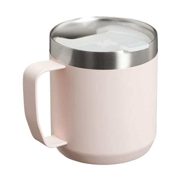 Светлорозова термочаша от неръждаема стомана 350 ml Stay-Hot Camp Mug Rose Quartz – Stanley-image-3