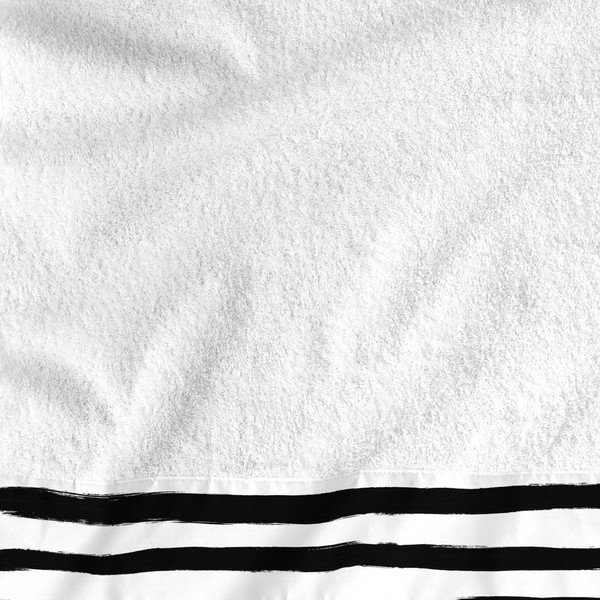 Комплект от 2 памучни кърпи Stripes Stripes Juego - Blanc-image-1
