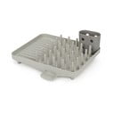 Светлосива пластмасова тавичка за оттичане 33,5x31,5 cm Duo – Joseph Joseph