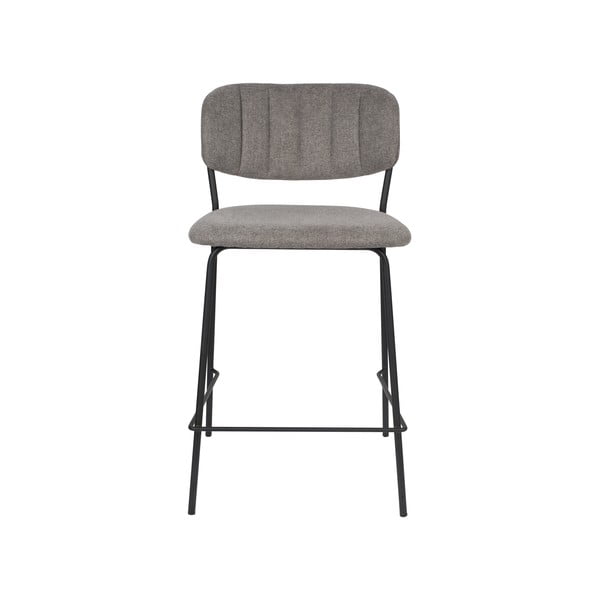 Сиви бар столове в комплект от 2 броя 89 см Jolien - White Label-image-2