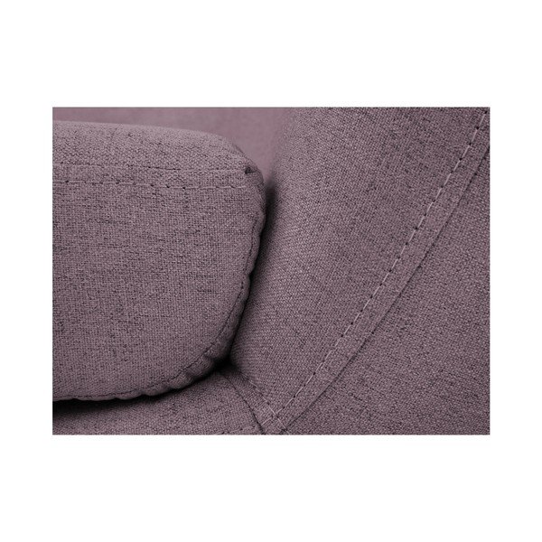 Růžové křeslo s hnědými nohami Mazzini Sofas Piemont-image-4