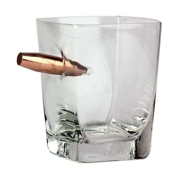 Чаша за уиски Last Man Standing с куршум, 300 ml - Gift Republic