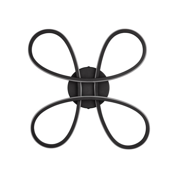 Черна LED светлина за таван 40x40 cm Fly - Trio-image-4