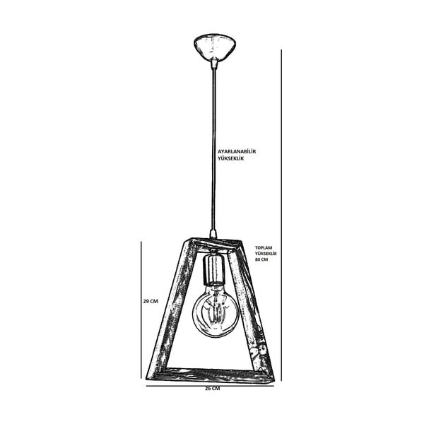 Окачена лампа от габър Geometrik Triangle - Opviq lights-image-2