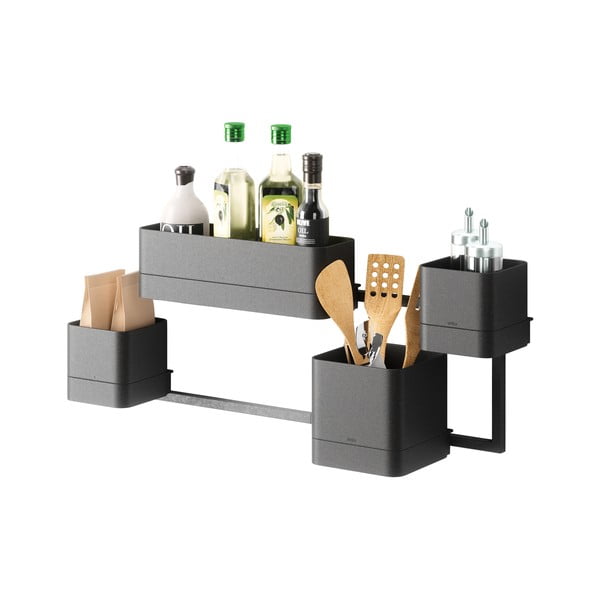 Висящи пластмасови саксии за билки в комплект от 4 броя Cubiko - Umbra-image-4