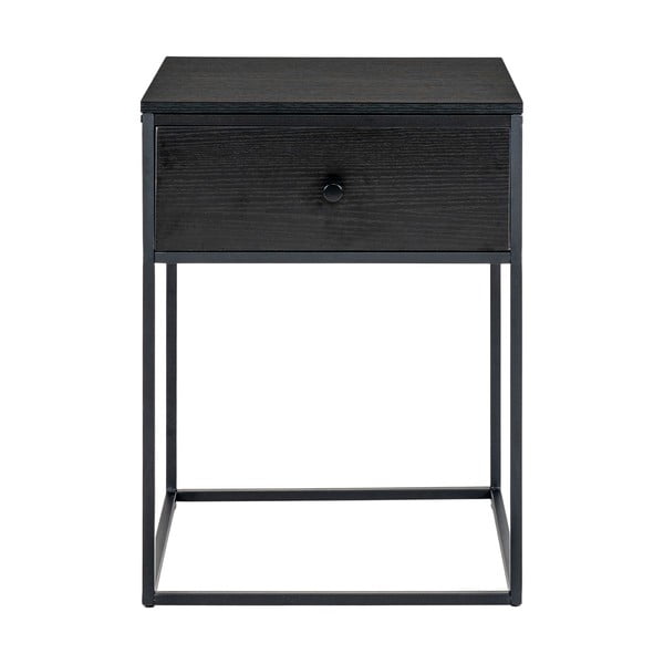 Черно нощно шкафче Vita – House Nordic