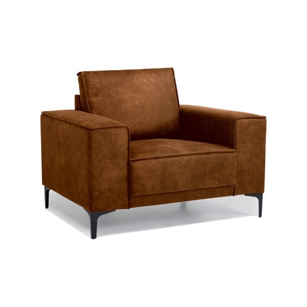 Кафяв фотьойл от изкуствена кожа Copenhagen - Scandic