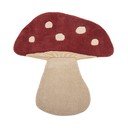 Червен  вълнен детски килим 85x90 cm Mushroom – Bloomingville Mini