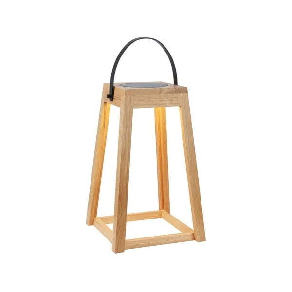 Кафяв екстериорен LED фенер със соларен панел с USB (височина 54 cm) Nordic – Markslöjd-image-3