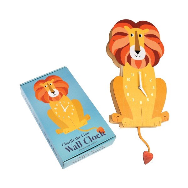Dřevěné hodiny Rex London Charlie The Lion-image-3