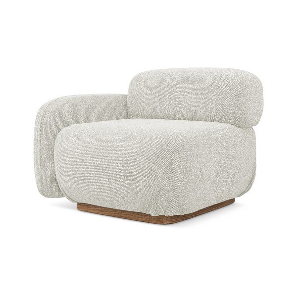 Кремав модул за диван (ляв ъгъл) Ailani – Makamii-image-1