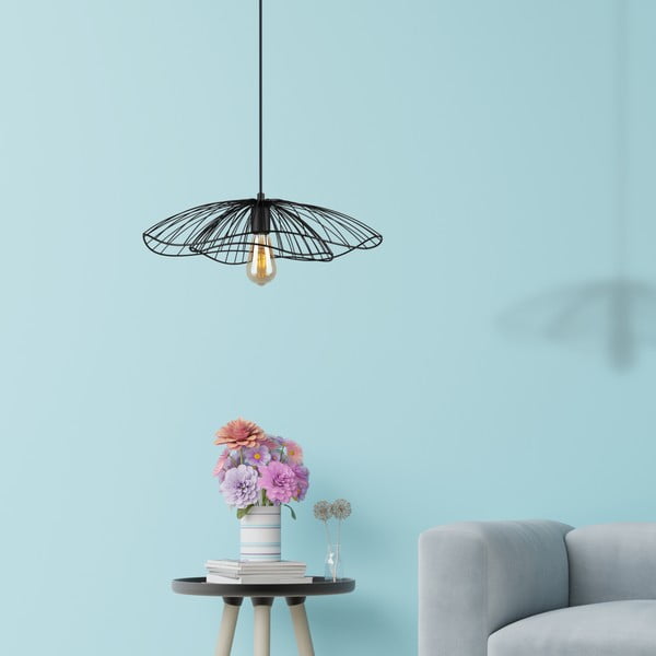 Черно висящо осветително тяло, височина 111 cm Root - Squid Lighting-image-3