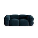 Тъмносин кадифен диван 210 cm Loretto – Cosmopolitan Design