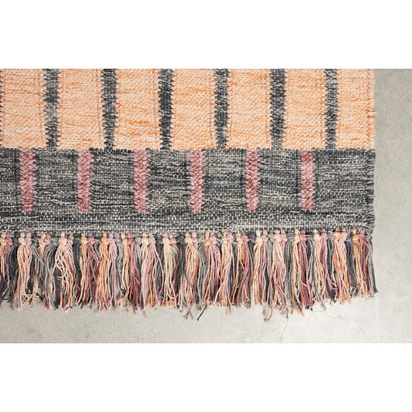 Розов/прасковен  памучен килим 160x230 cm Hampton – Dutchbone-image-4