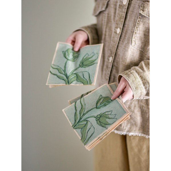 Хартиени салфетки в комплект от 20 бр. Mana – Bloomingville-image-1