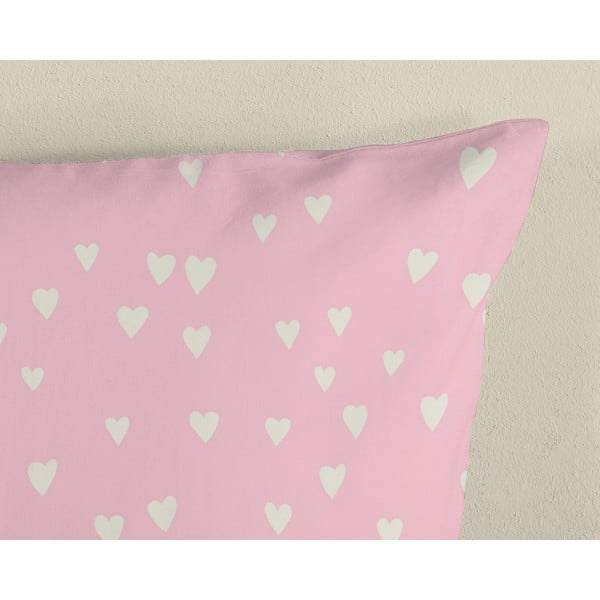 Розово единично  памучно детско спално бельо 140x200 cm Chico – Good Morning-image-3