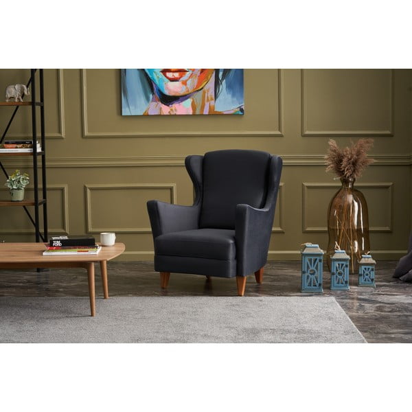 Тъмно сив фотьойл Lola Brejer - Artie-image-4