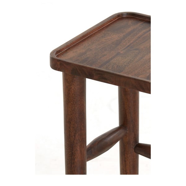 Странична масичка от масивна акация 42x42 cm Qiano – Light & Living-image-4