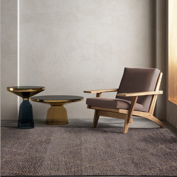 Тъмносив килим със смес от юта 120x170 cm Mulberrry – Asiatic Carpets-image-1