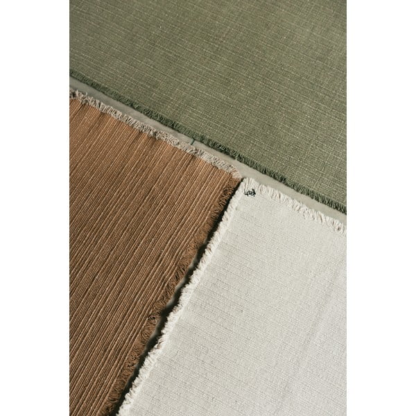 Кремав ръчно изработен памучен килим 140x200 cm Handloom – Lorena Canals-image-3