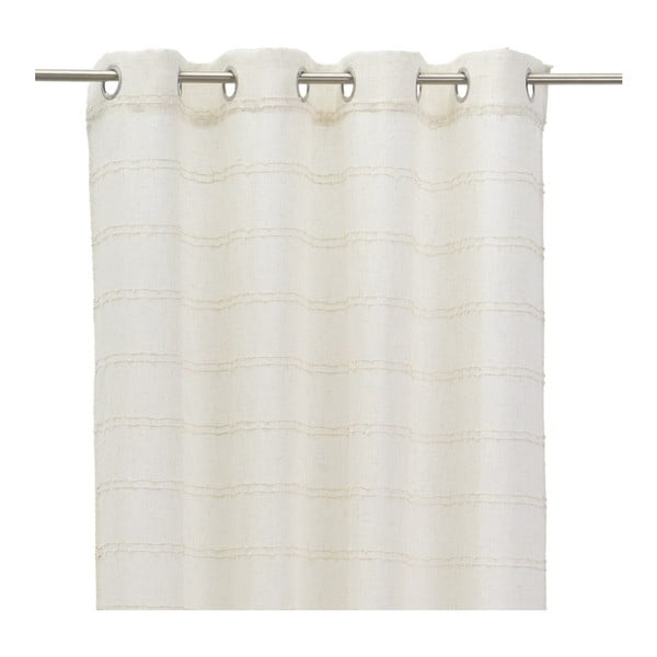 Бежово перде със смес от лен 140x260 cm Nodes – Casa Selección