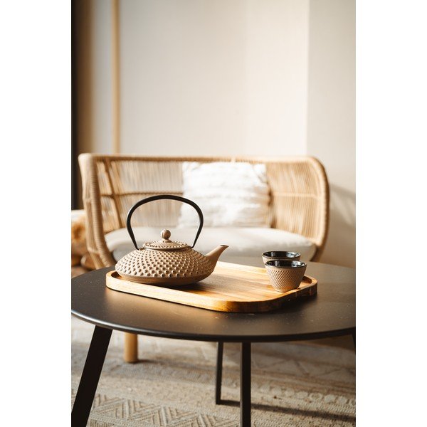 Бежови чугунени чаши в комплект от 2 бр. 100 ml Xilin – Bredemeijer-image-1